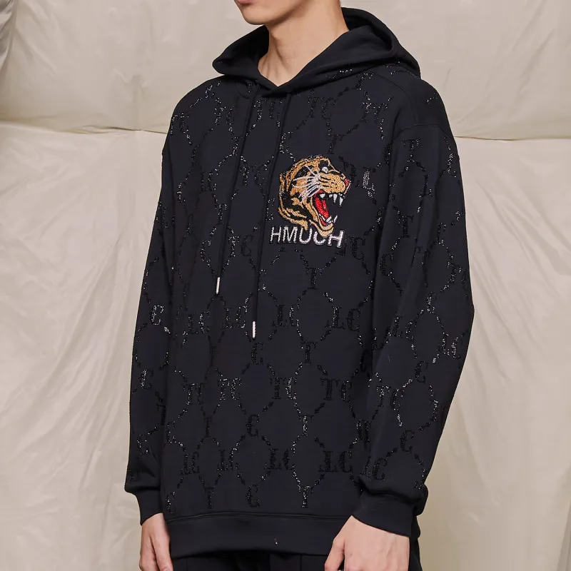 TCH Sweatshirts Unisex Black With Black Logo-4