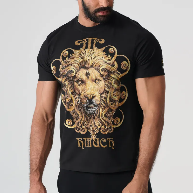 TCH T Shirt Unisex Black Base Gold Logo-3