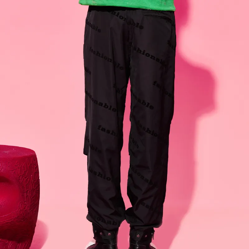 TCH Casual Pants Unisex Black-4
