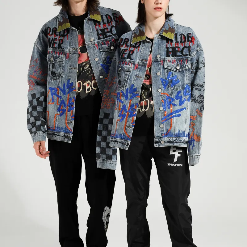TCH Denim Jackets Unisex-2