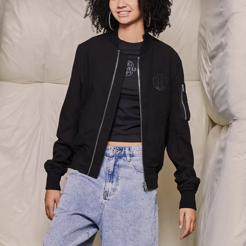 TCH Jackets Unisex Black With Silver Logo-3