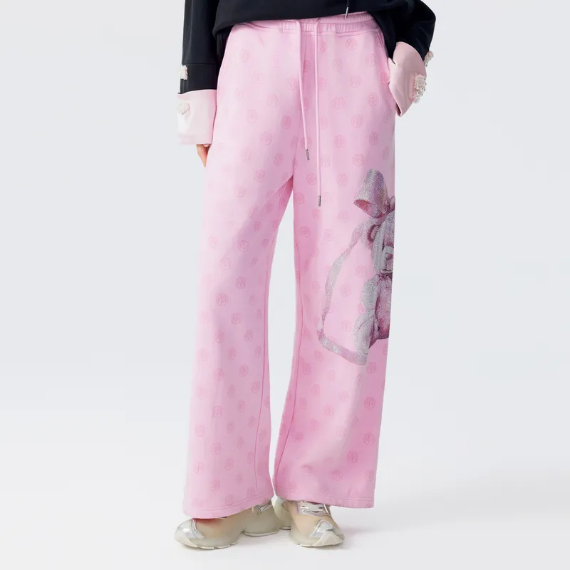 TCH Casual Pants Women's Pink-4