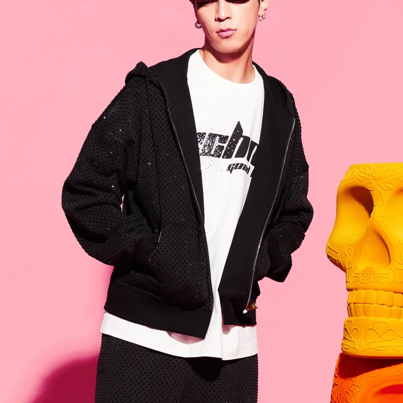 TCH Sweatshirts Unisex Black With Black Logo-4
