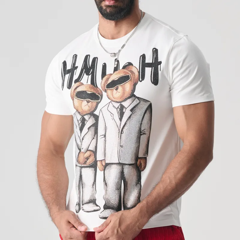 TCH T Shirt Unisex White With Silver Logo-5