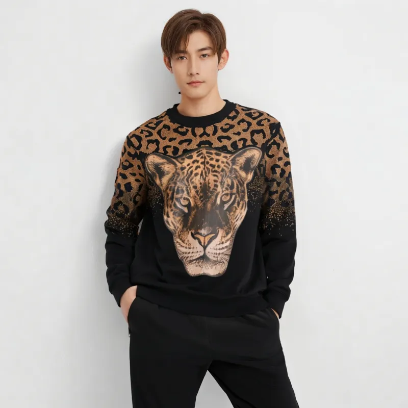 TCH Sweatshirt Unisex Black Base Gold Logo-2