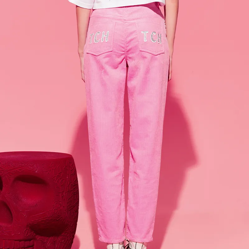 TCH Casual Pants Unisex Pink-4