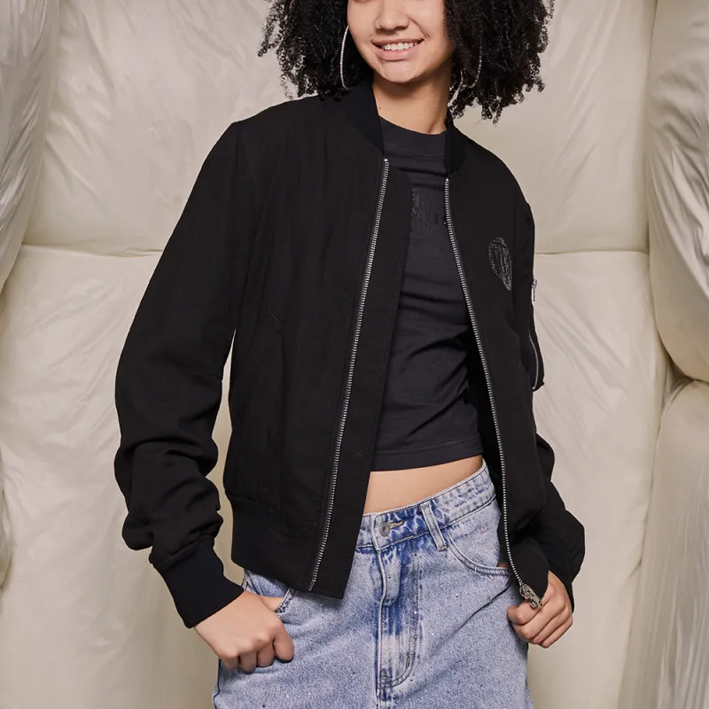 TCH Jackets Unisex Black With Silver Logo-5