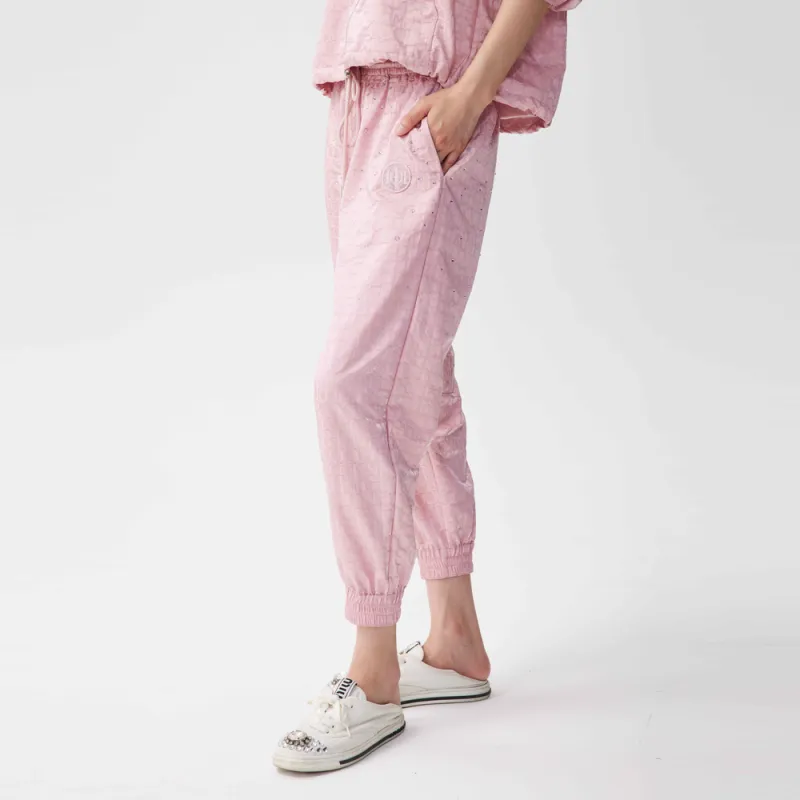 TCH Knitted Sweatpants Unisex Pink-3