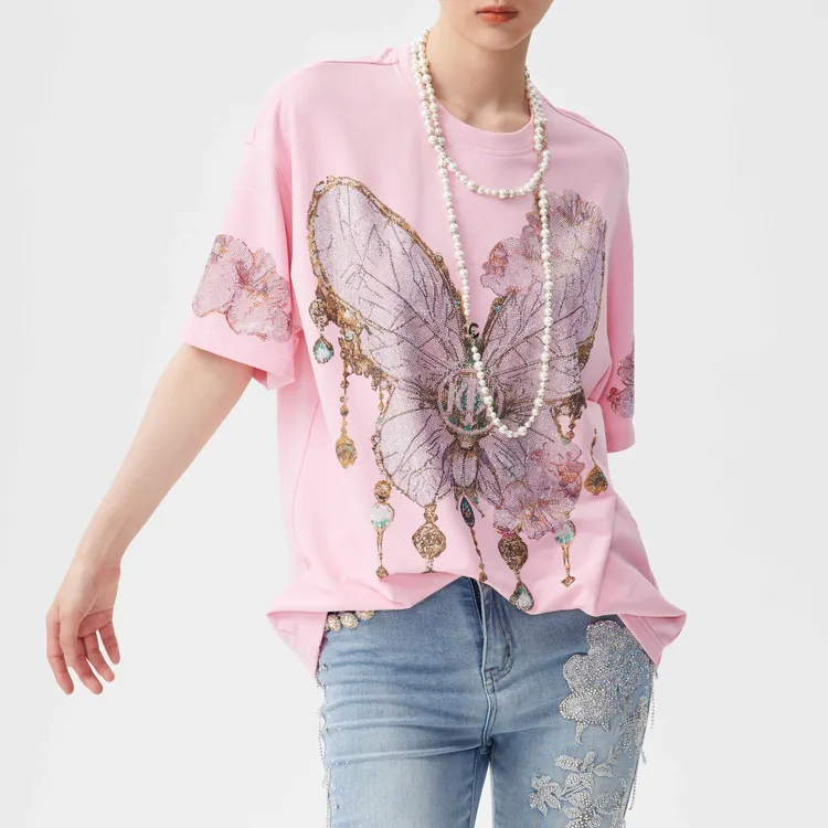 TCH T Shirts Unisex Pink-4