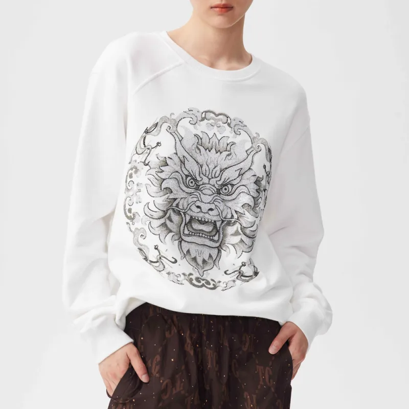 TCH Sweatshirts Unisex White-5