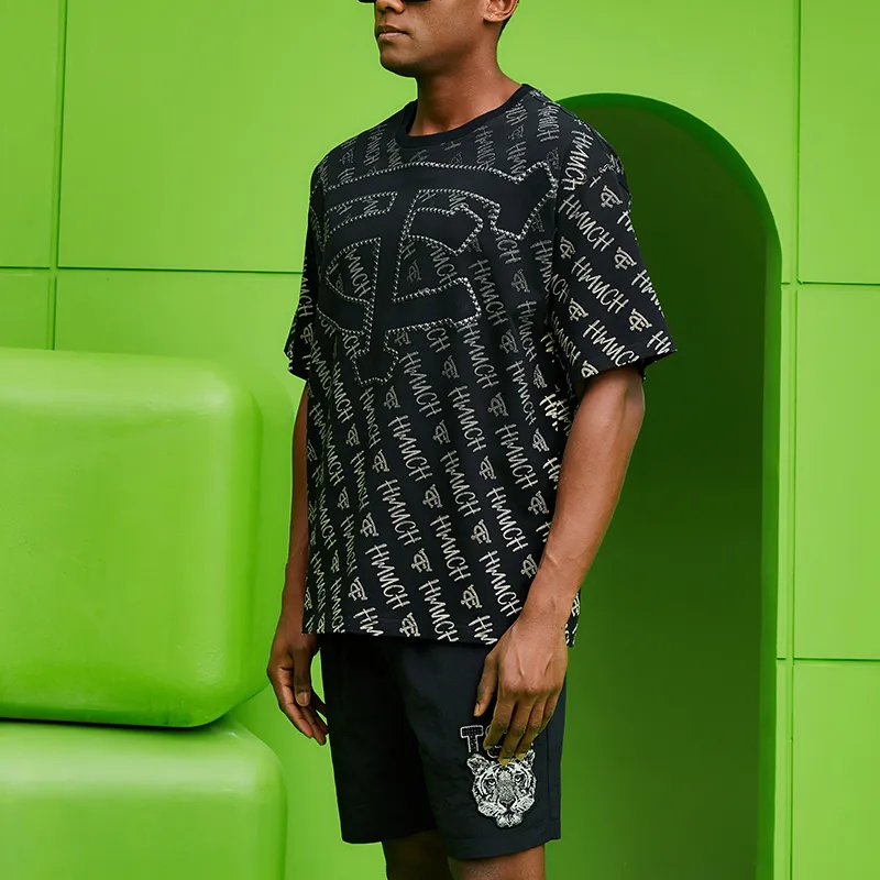 TCH T Shirts Unisex Black With Silver Logo-4