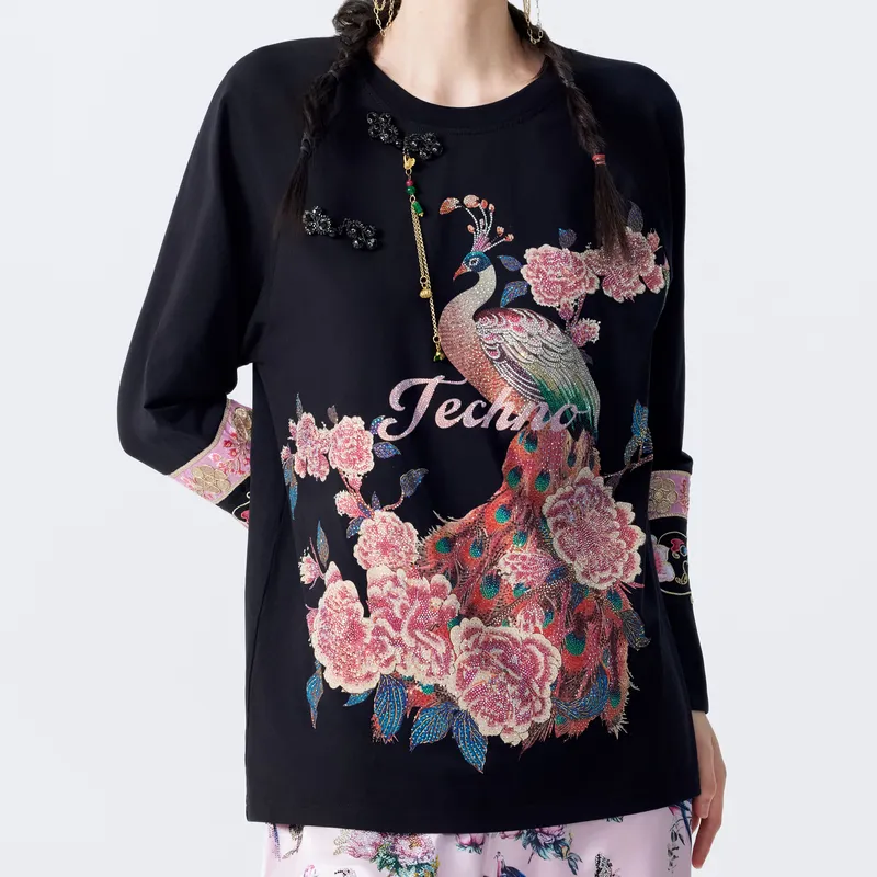 TCH T Shirts Women's Black-4
