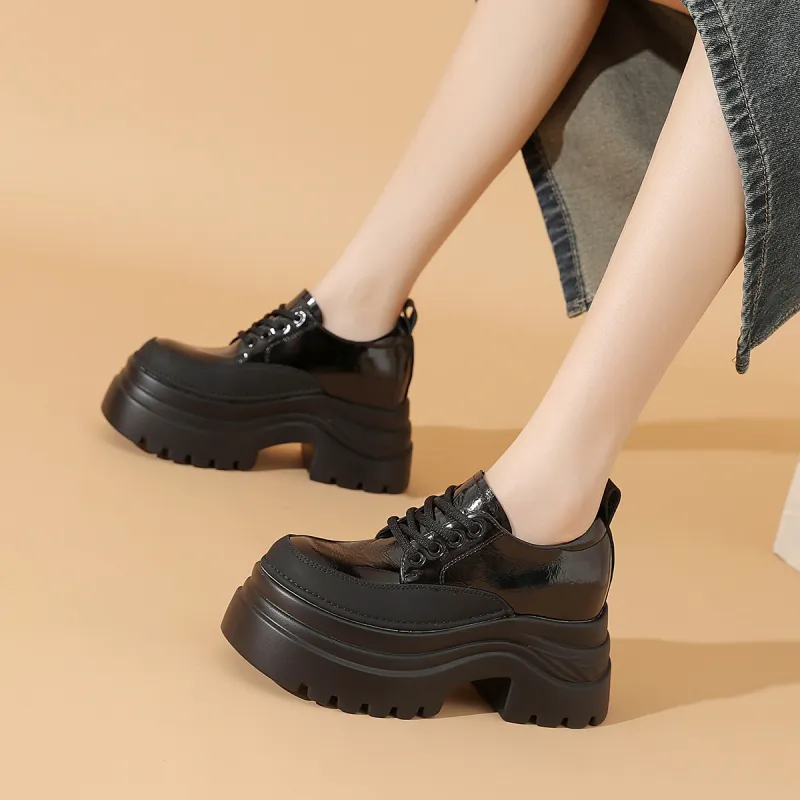 CARDANRO Vintage Fashion Lolita Loafers 8cm Women's-4