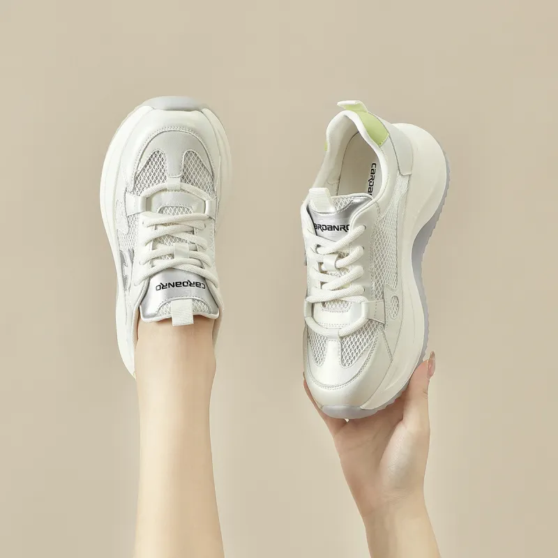 CARDANRO Low Top Breathable Mesh Fashion Chunky Sneakers Women's 2024 Summer New Arrival-17