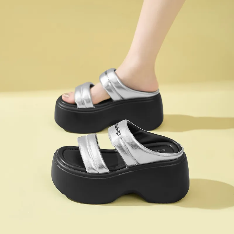 CARDANRO Beach Outdoor Slide Slippers Women's 2024 Summer New Arrival-4