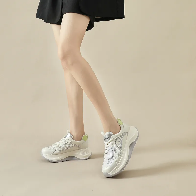CARDANRO Low Top Breathable Mesh Fashion Chunky Sneakers Women's 2024 Summer New Arrival-16
