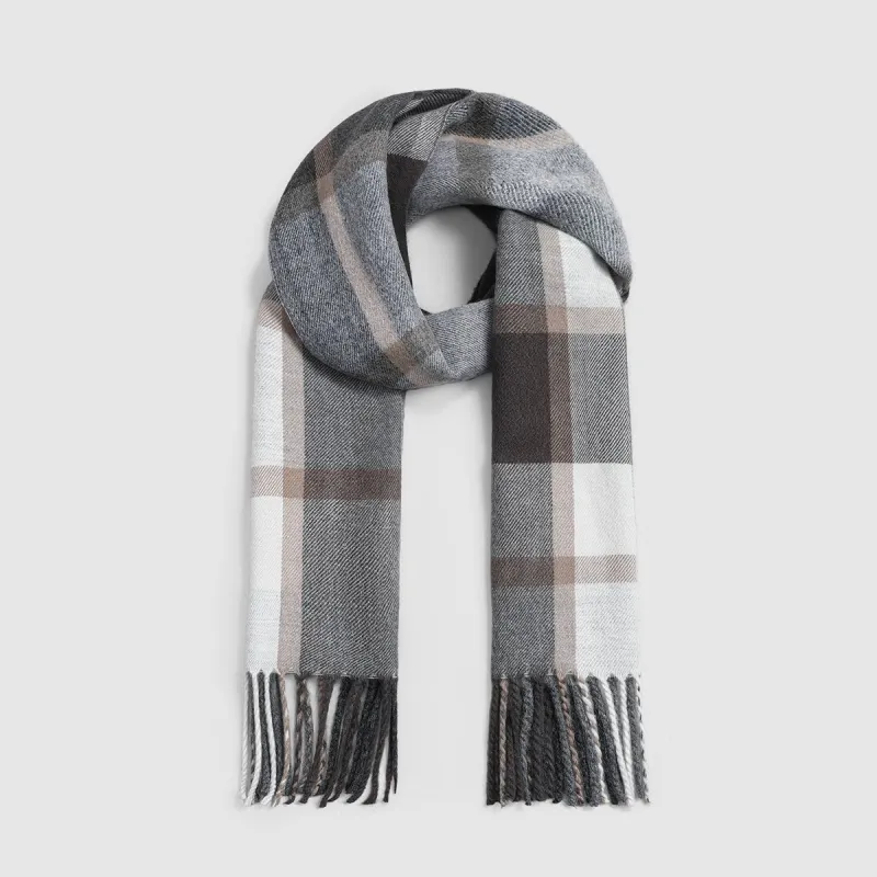 Cranta Komeia Acrylic Knit Scarves Men's-3