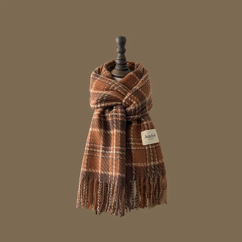 Cranta Komeia Faux Cashmere Knit Scarves Women's-3