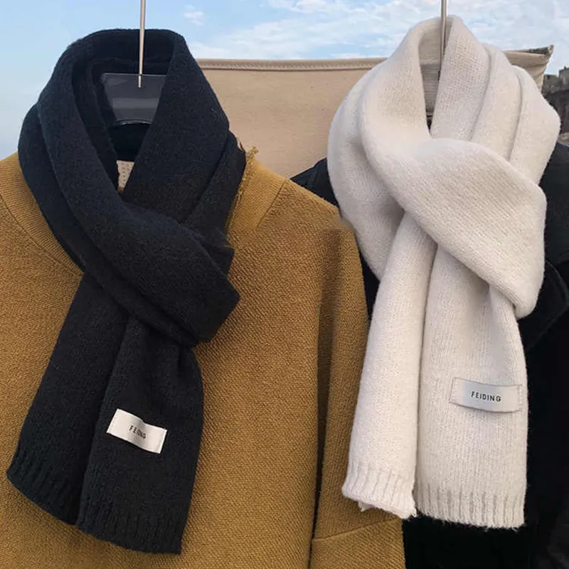 Cranta Komeia Polyester Knit Scarves Unisex-2