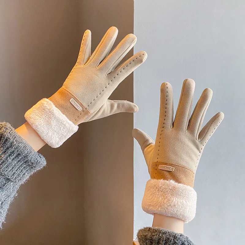 Cranta Komeia Polyester Knit Gloves Women's-2
