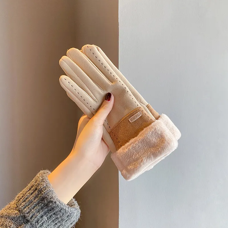 Cranta Komeia Polyester Knit Gloves Women's-4