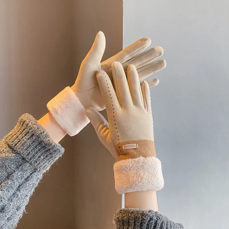 Cranta Komeia Polyester Knit Gloves Women's-3