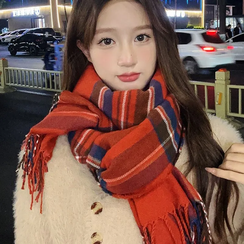 Cranta Komeia Faux Cashmere Knit Scarves Women's-1