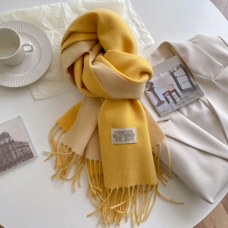 Cranta Komeia Faux Cashmere Knit Scarves Women's-1