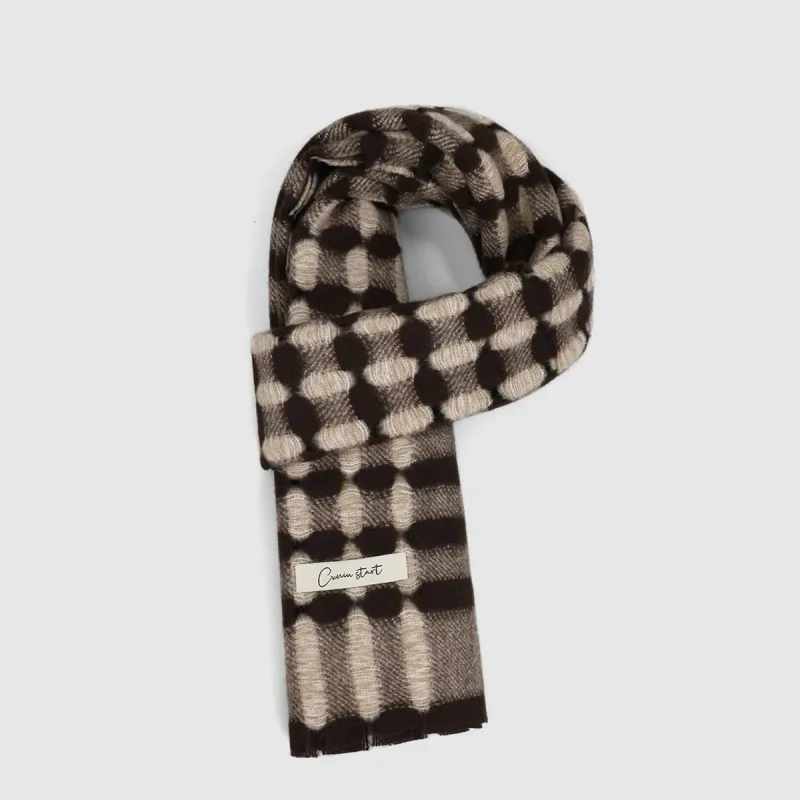 Cranta Komeia Polyester Knit Scarves Women's-2