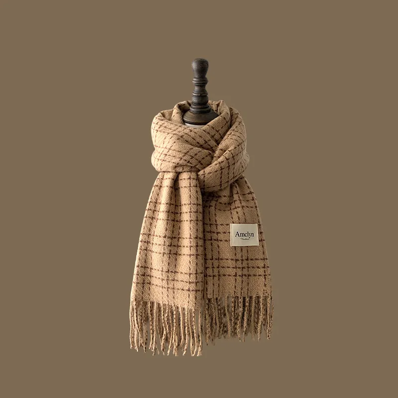 Cranta Komeia Faux Cashmere Knit Scarves Women's-1
