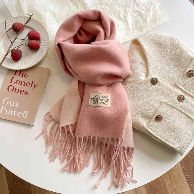 Cranta Komeia Faux Cashmere Knit Scarves Women's-7