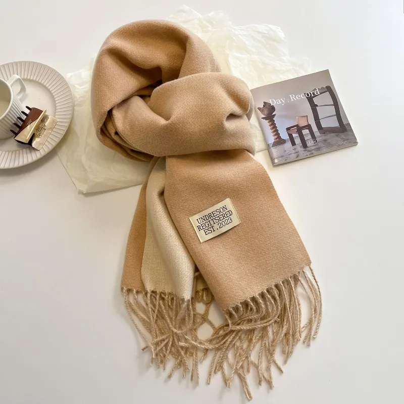 Cranta Komeia Faux Cashmere Knit Scarves Women's-4