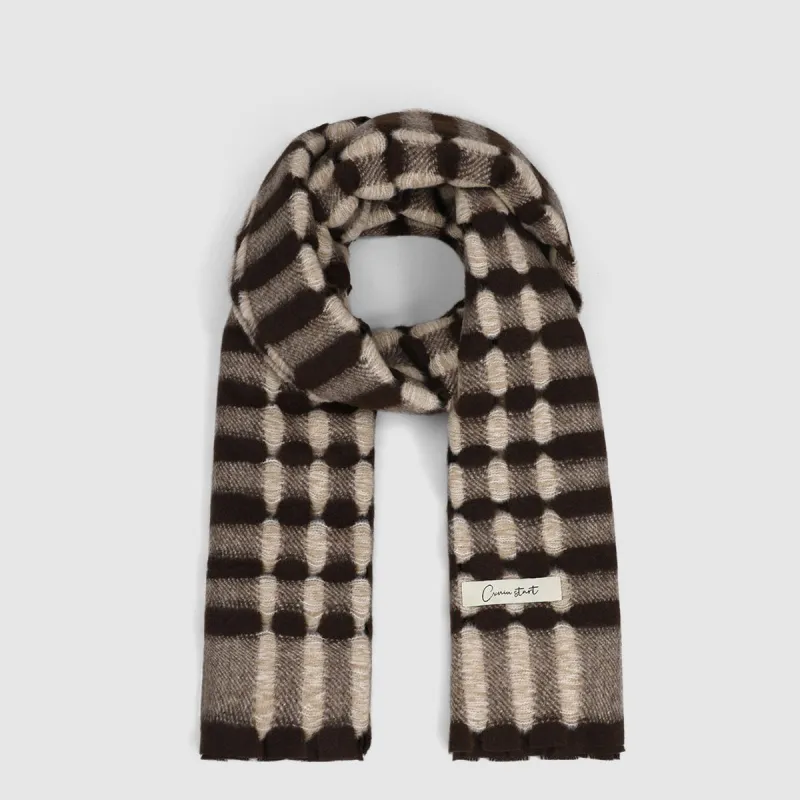 Cranta Komeia Polyester Knit Scarves Women's-1