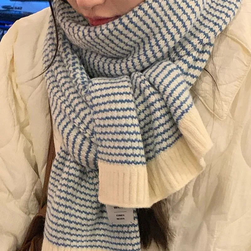 Cranta Komeia Faux Cashmere Knit Scarves Women's-3