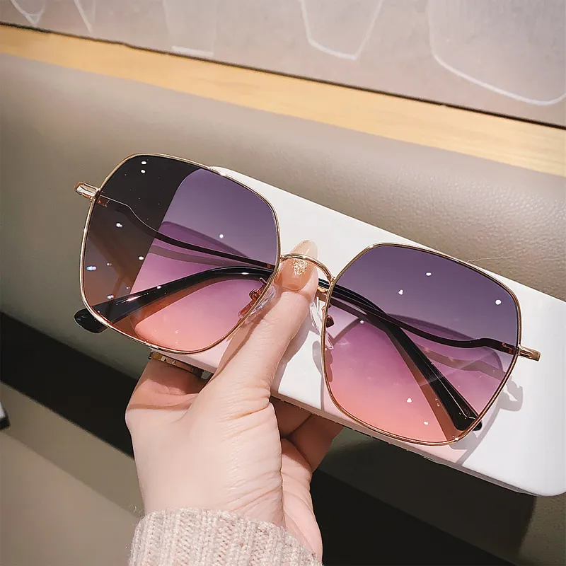 Cranta Komeia Copper Nickel Alloy Square Sunglasses Women's-1