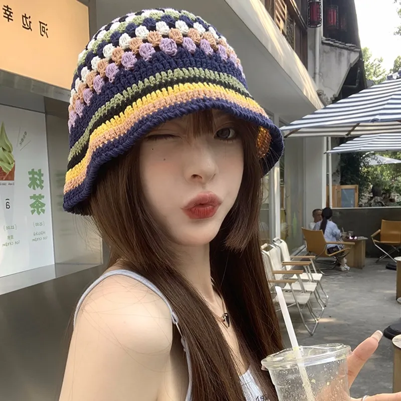 Cranta Komeia Acrylic Bucket Hats Women's-1