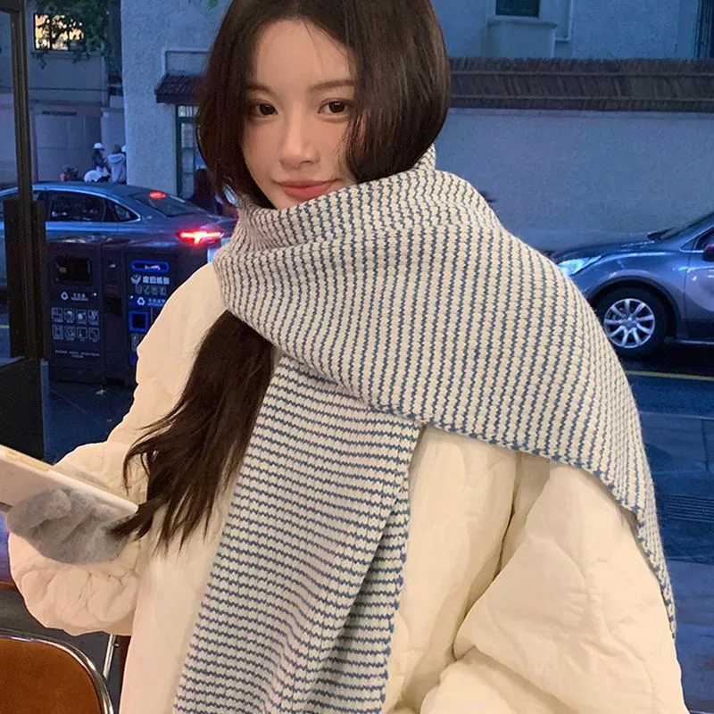 Cranta Komeia Faux Cashmere Knit Scarves Women's-2