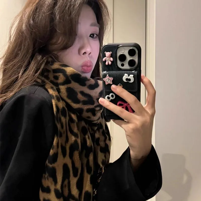 Cranta Komeia Polyester Knit Scarves Unisex-3
