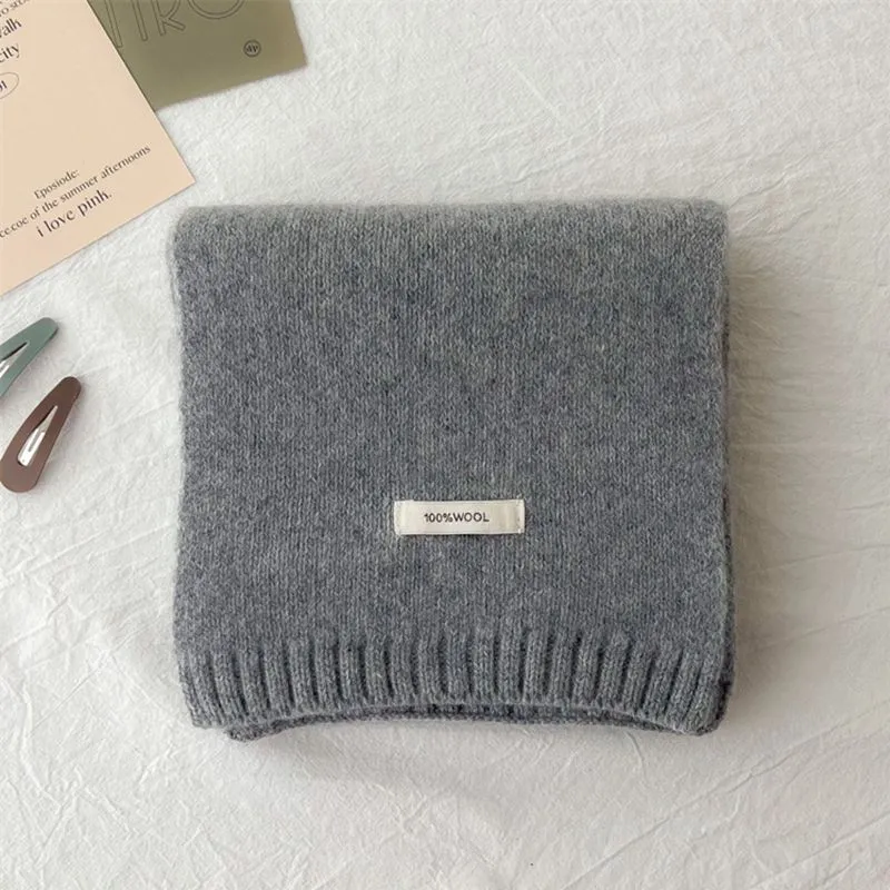Cranta Komeia Wool Knit Scarves Women's Ecru-15