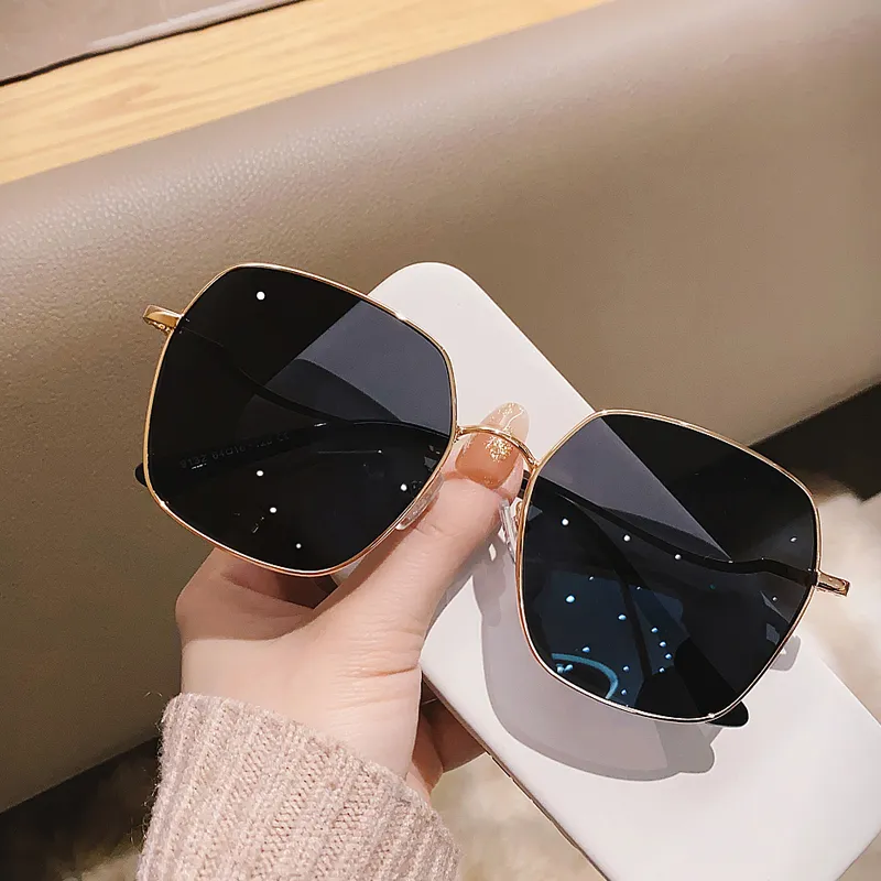 Cranta Komeia Copper Nickel Alloy Square Sunglasses Women's-5
