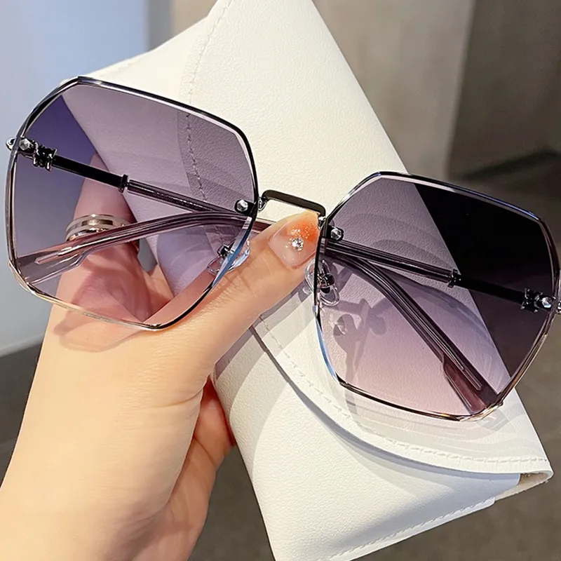 Cranta Komeia Metal PC Irregular Shape Sunglasses Women's-5