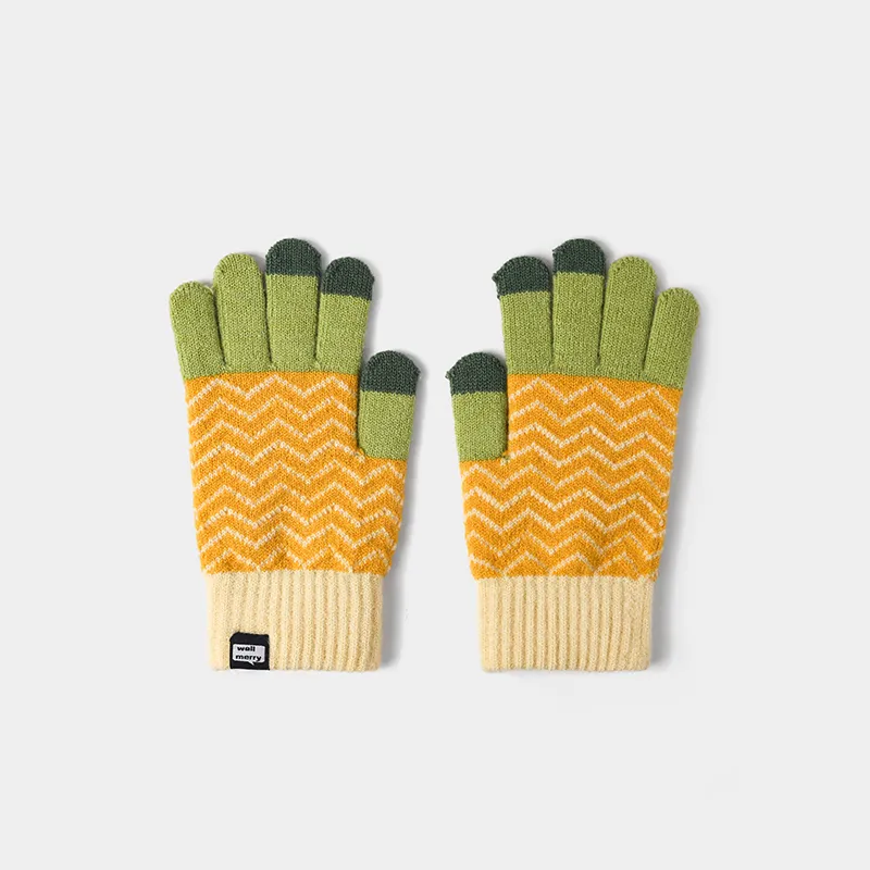 Cranta Komeia Polyester Knit Gloves Women's-1