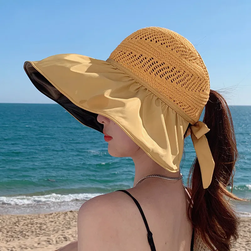 Cranta Komeia Polyester Sun Protection Hats Women's-3