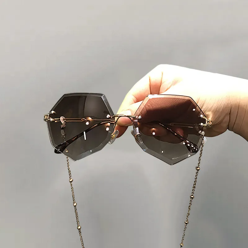 Cranta Komeia Alloy Irregular Shape Sunglasses Women's-1