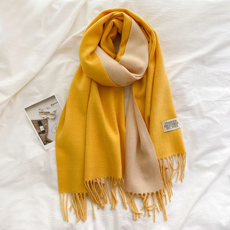 Cranta Komeia Faux Cashmere Knit Scarves Women's-2