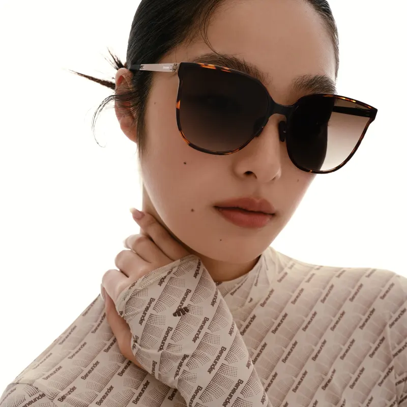 BENEUNDER Metal Square Sunglasses Unisex-6