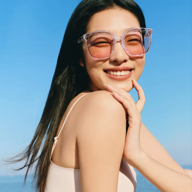 BENEUNDER TR90 Square Sunglasses Unisex-4