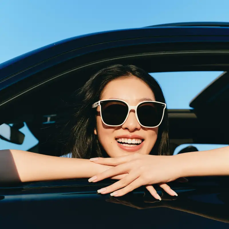 BENEUNDER TR90 Square Sunglasses Unisex-2