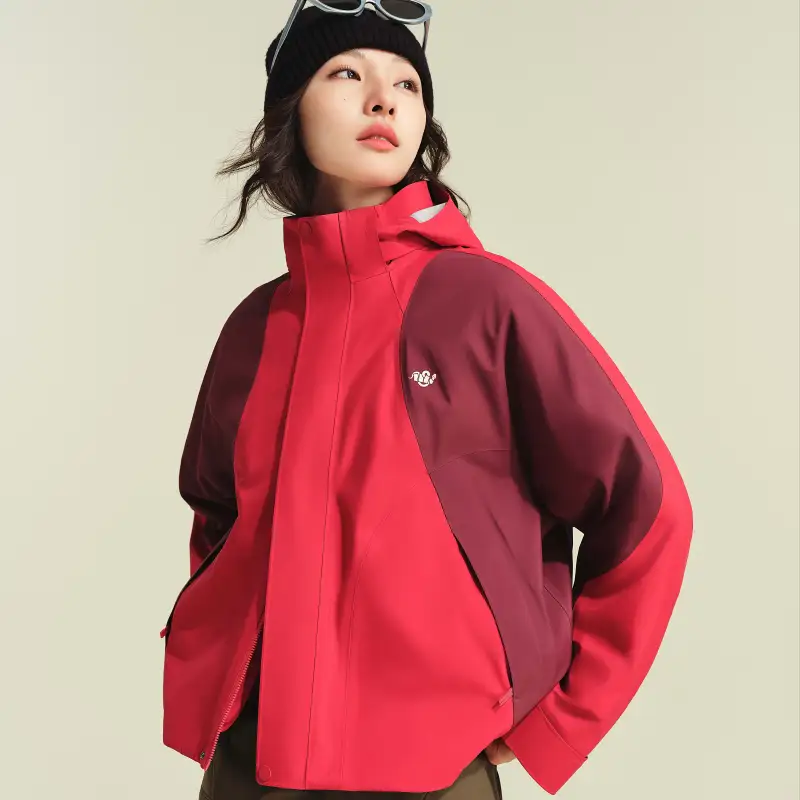 BENEUNDER Year Of The Snake Limited Edition Windbreaker Jackets Women's Crimson Ink Purple-2