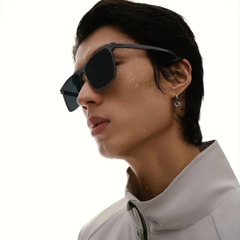BENEUNDER Metal Square Sunglasses Unisex-3